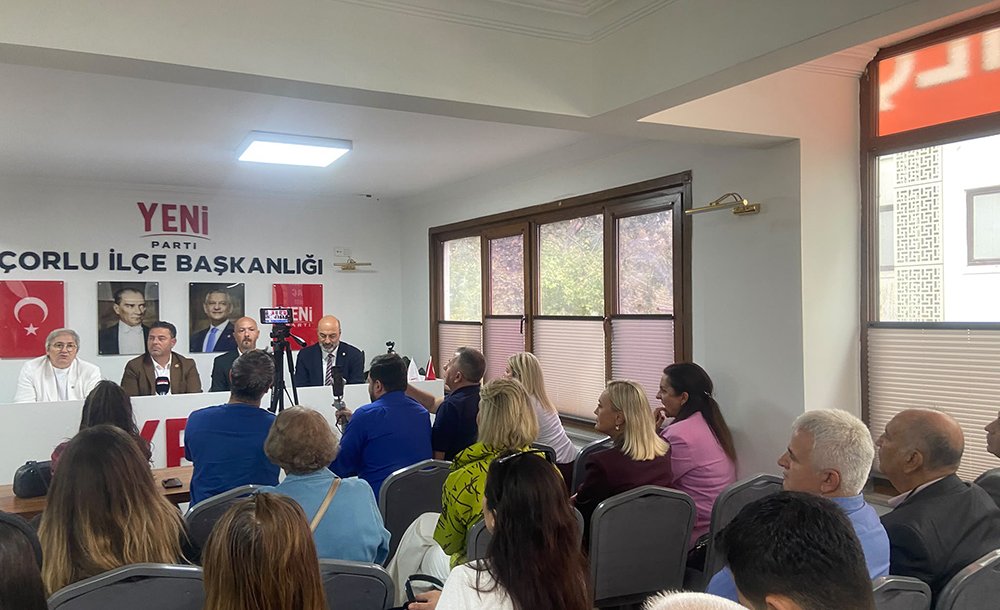 Yeni Parti Milletvekilleri Çorlu'da