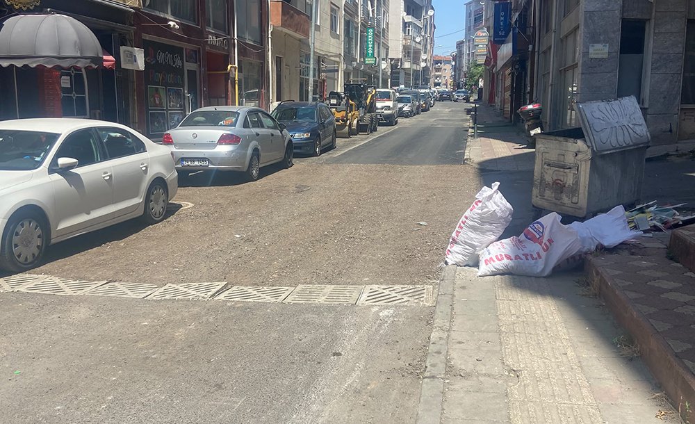 Yoldaki Çalışmalar Yarım Yamalak Yapıldı 