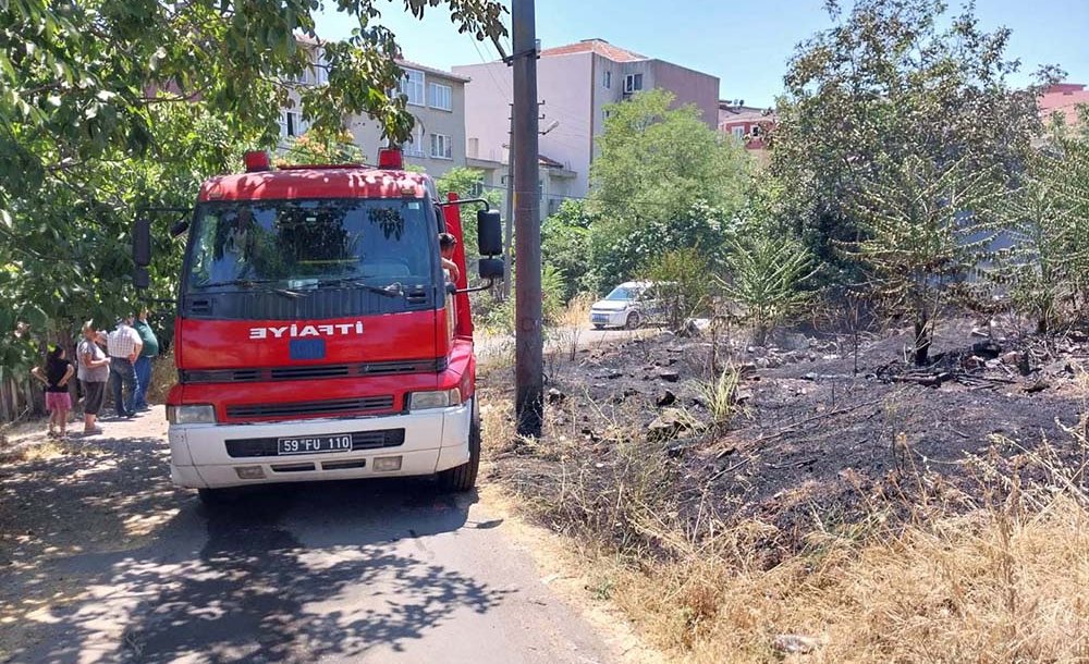 Zamanında Biçilmeyen Otluk Alanlar Bir Bir Yanıyor 