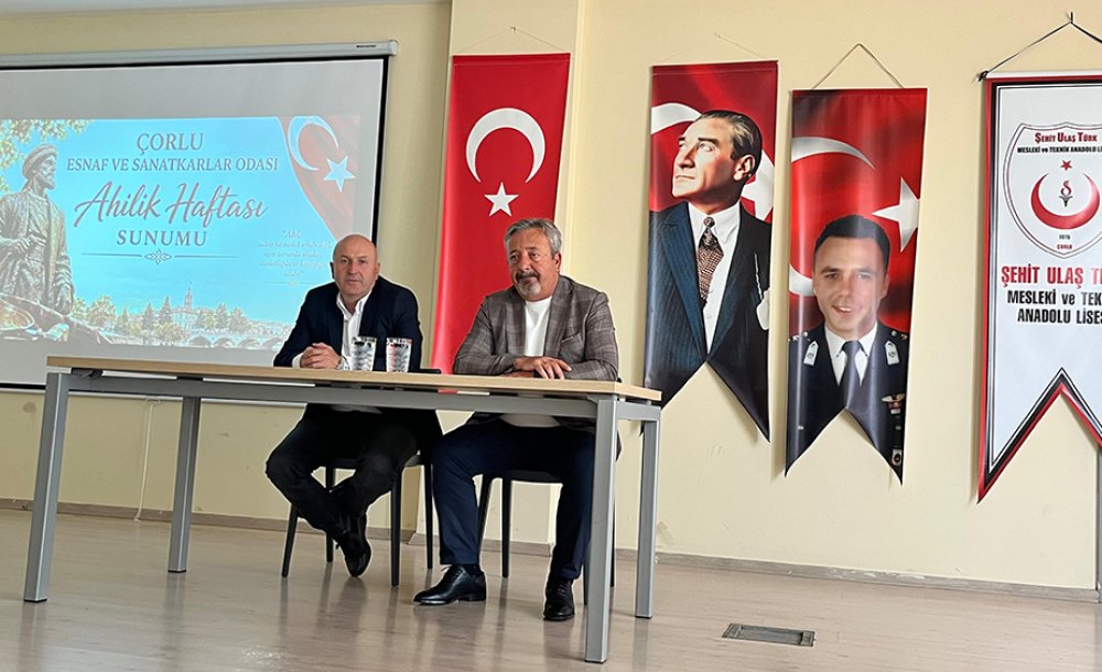 Ahilik Kültürü Ve Değerleri Öğrencilerle Buluştu