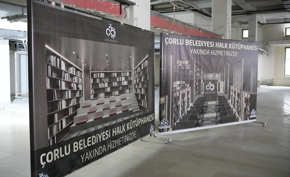 Çorlu Belediyesi Kütüphane Yapıyor - 2