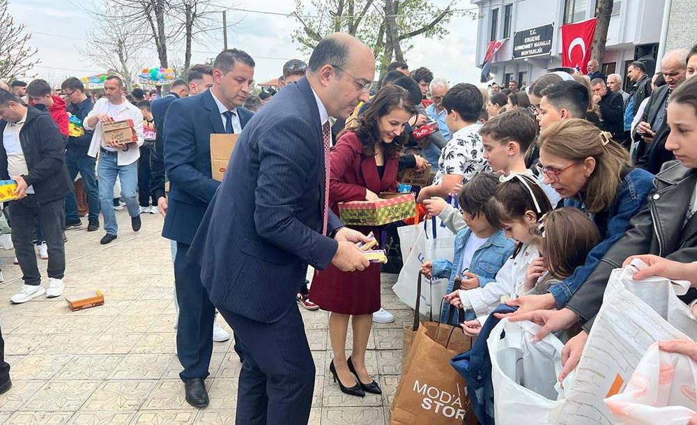 Ergene'de Şeker Dağıtımı Geleneği Devam Ediyor - 1