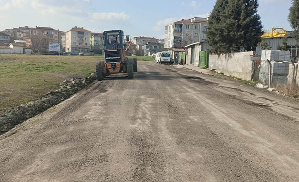 Ergene'de Yol Bakım Ve Onarım Çalışmaları Aralıksız Sürüyor