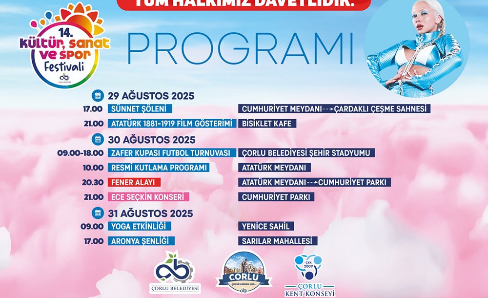 Kültür Ve Sanat Festivali Pazar Gününe Kadar Sürecek