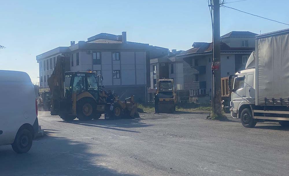 Kumru Caddesi'nde Çalışma Yapıldı