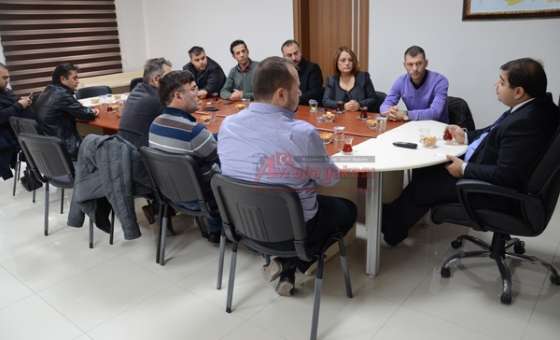 Çorlu Gazeteciler Derneği`nden Kaymakam Kızıltoprak`a Ziyaret