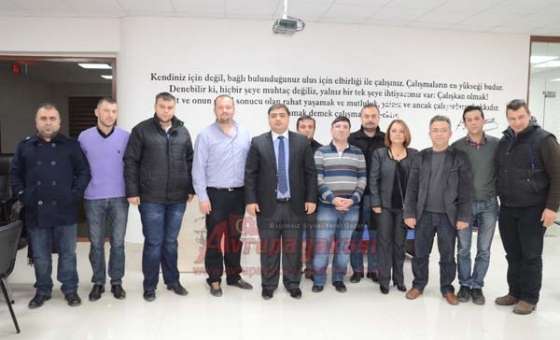 Çorlu Gazeteciler Derneği`nden Kaymakam Kızıltoprak`a Ziyaret - 1