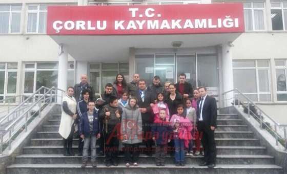 Marmaram Özel Eğitim Öğrencileri Kaymakam Doğan'ı Ziyaret Etti - 1
