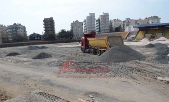 Stadyum'da Çalışmalar Sürüyor