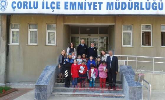 Fevzi Çakmak İlkokulu Öğrencilerinden Emniyete Ziyaret - 2