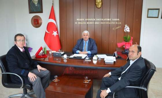 Avrupa Yakası Gazetesi'nden Başkan Rasim Yüksel'e Ziyaret