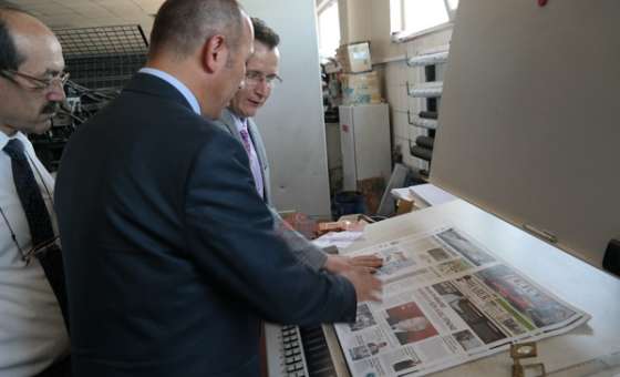 Byegm Edirne Bölge Müdürü Dişlioğlu`ndan Avrupa Yakası Gazetesi`ne Ziyaret - 1