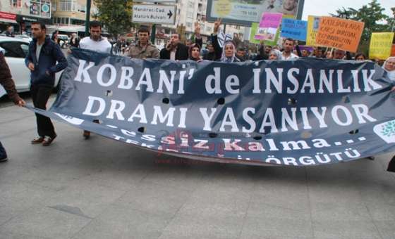 Hdp`den Kobani Eylemi - 1