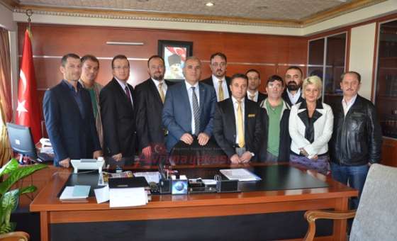 Çorlu Gazeteciler Derneğinden Kaymakam Kılıç`a Ziyaret - 1