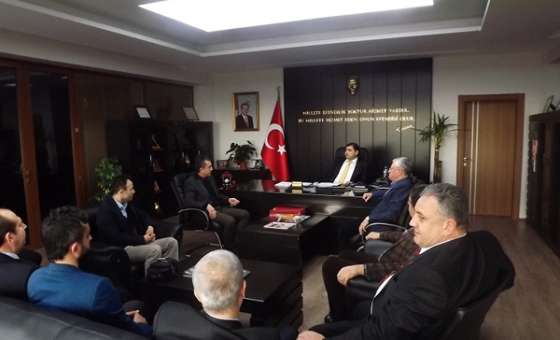Ak Parti Ergene İlçe Teşkilatı`ndan Kaymakam Kızıltoprak`a Ziyaret - 1