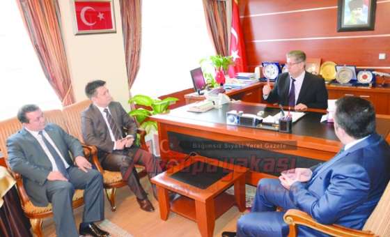 Tagid'in Konuğu Kırgızistan Başkonsolosu Mirlan Arstanbaev Kaymakam Doğan'ı Ziyaret Etti - 1