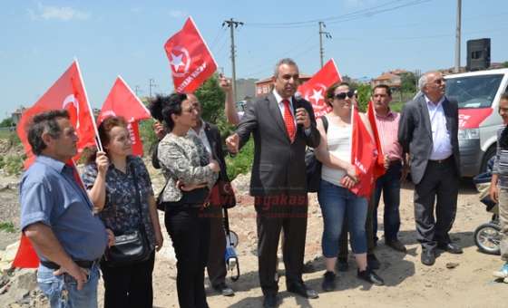 Vatan Partisi Adayları Çorlu Deresi Kenarında Basın Açıklaması Yaptı - 2