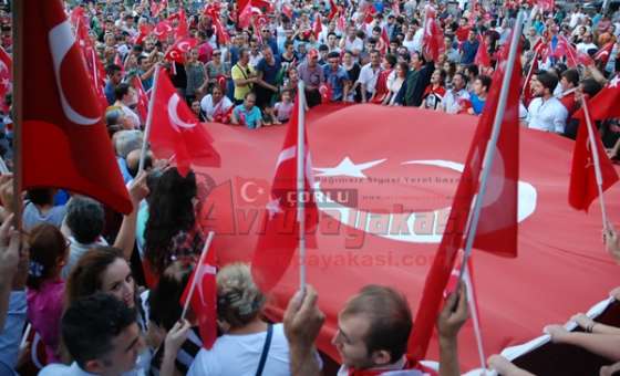 Chp Çorlu İlçe Örgütü`nden Teröre Lanet - 3