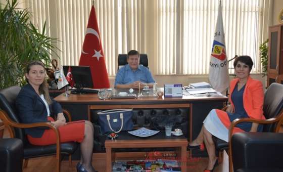 Halkbankası Yeni Çorlu Şubesi Müdüründen Başkan Sülün`e Ziyaret
