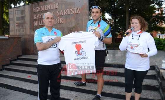 Çorlu Kalbi İçin Pedalladı