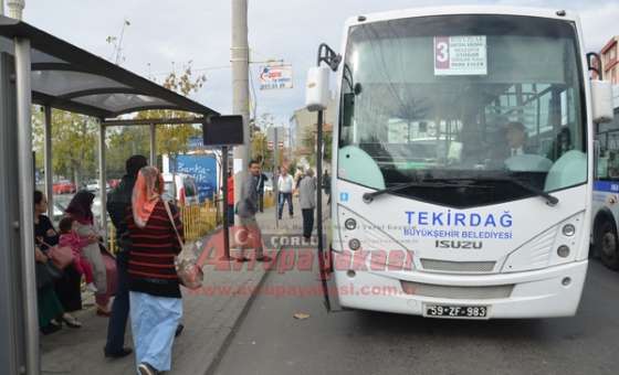 Çorlu`da 84 Tane Otobüs Durağı İptal Edildi - 1