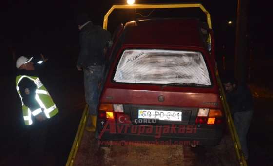 Çorlu'da Trafik Kazası: 2 Yaralı
