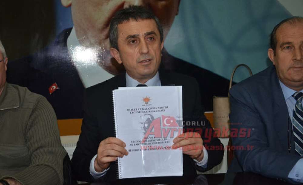 Ak Parti Ergene İlçe Başkanı Mustafa Çalım: “Kimse Ucuz Kahramanlık Yapmasın”