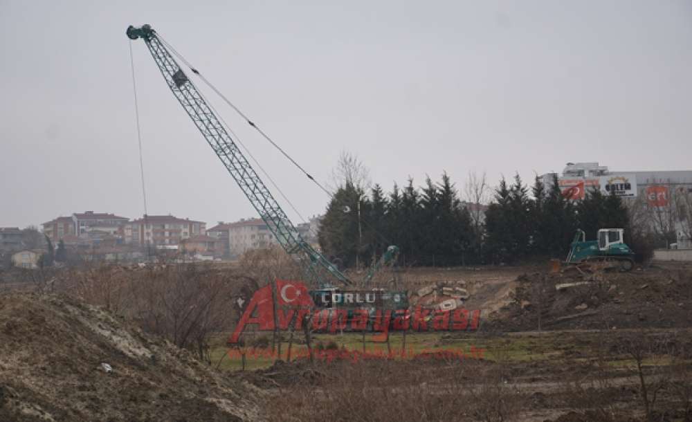 Çorlu Deresine Taşkın Önlemi