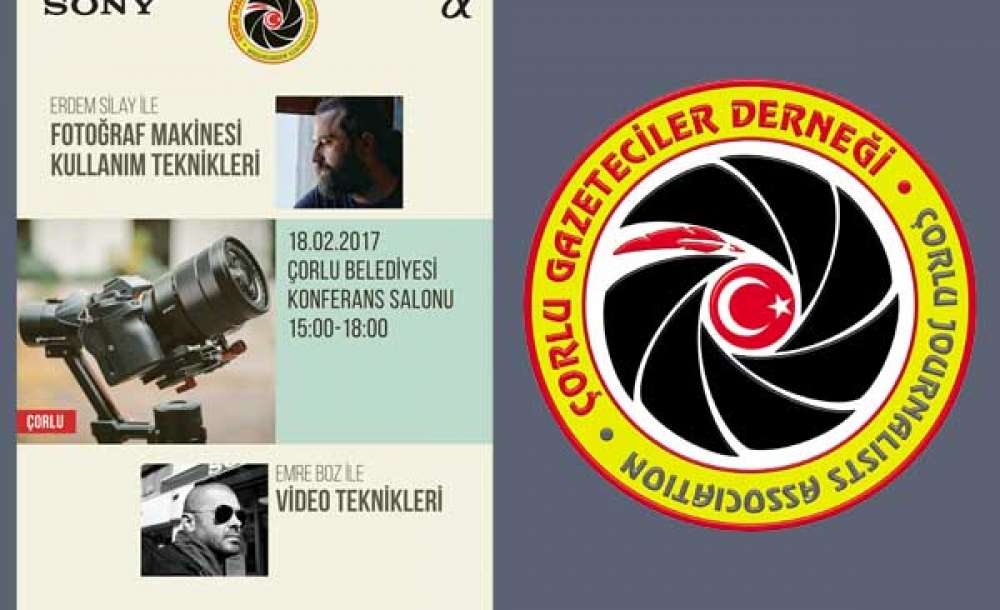 Çorlu'da Video Ve Fotoğraf Eğitimi Düzenlenecek