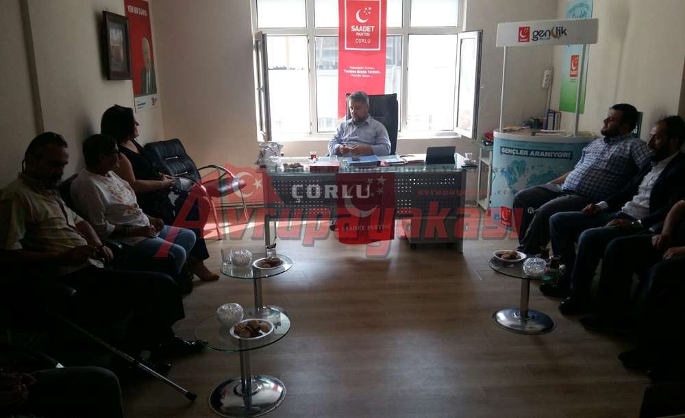 Türkiye Sakatlar Derneği Çorlu Şubesi'nden Sp Çorlu İlçe Teşkilatı'na Ziyaret
