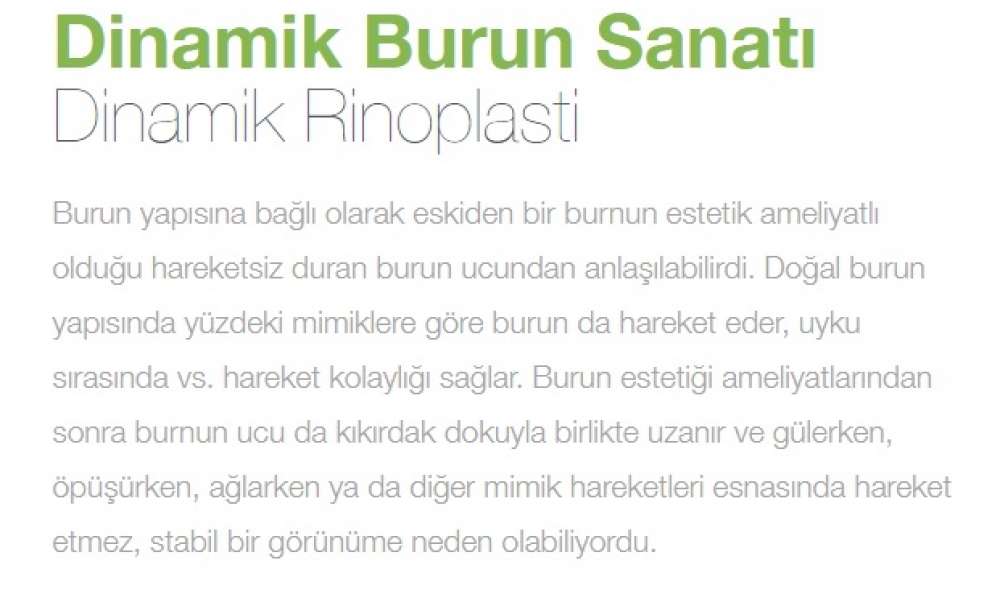 Dinamik Rinoplasti Için En Iyi Zaman Nedir?