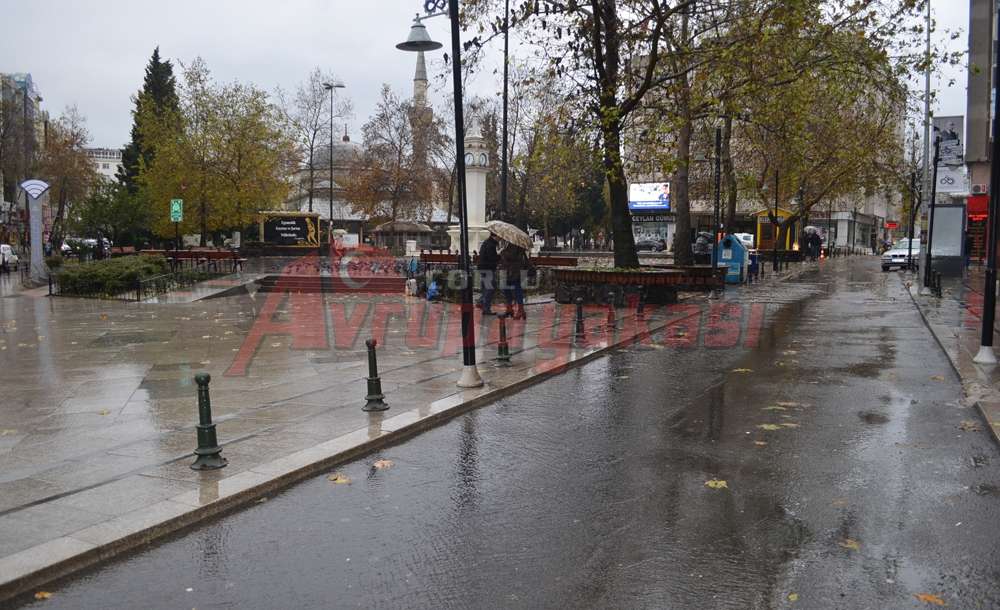 Yağışlar Çorlu'yu Teslim Aldı