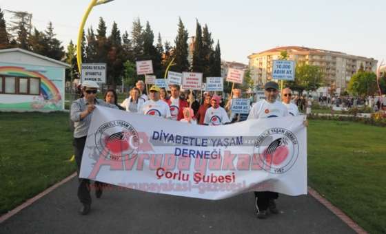 Diyabet Vakfı Çorlu Şubesinden Sağlıklı Yaşam Yürüyüşü - 4