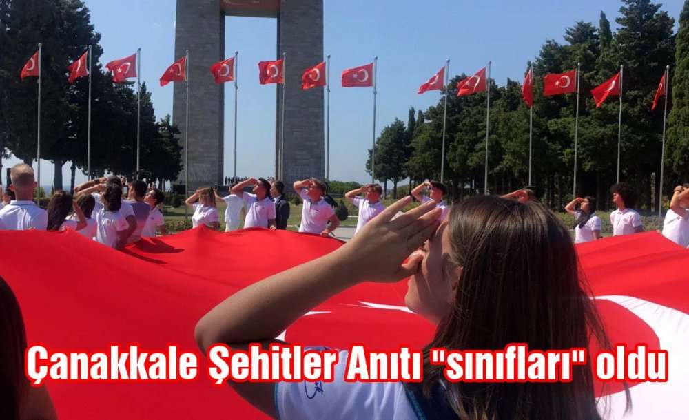 Çanakkale Şehitler Anıtı "sınıfları" Oldu