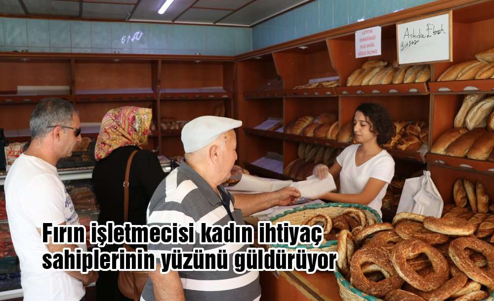 Fırın Işletmecisi Kadın Ihtiyaç Sahiplerinin Yüzünü Güldürüyor