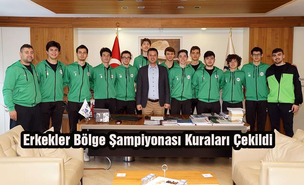 Erkekler Bölge Şampiyonası Kuraları Çekildi