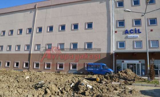 Çorlu Devlet Hastanesi'nde İş Makineleri Çalışıyor - 2