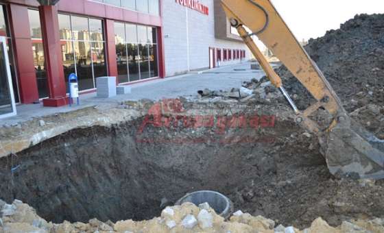Çorlu Devlet Hastanesi'nde İş Makineleri Çalışıyor - 3