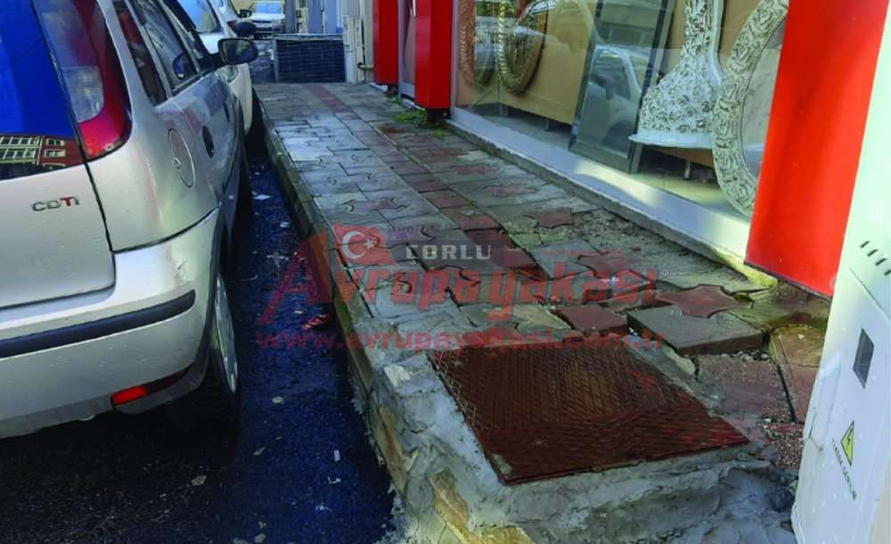 Çorlu'dan Kaldırım Manzaraları!!! - 2