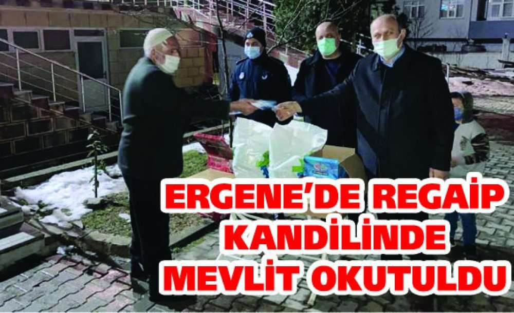 Ergene'de Regaip Kandil'inde Mevlit Okutuldu