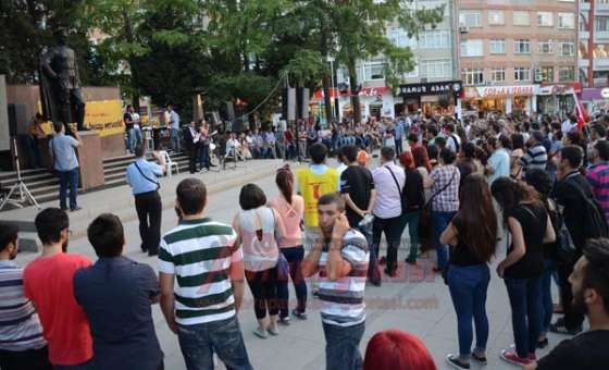 Çorlu'da Madımak Eylemi