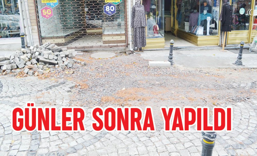 Günler Sonra Yapıldı