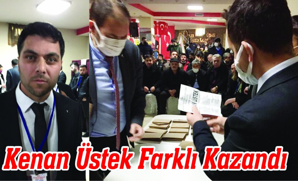 Kenan Üstek Farklı Kazandı
