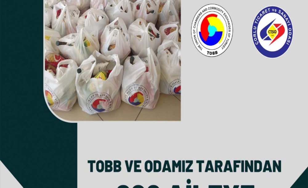 Çorlu Tso Ve Tobb Tarafından 600 Aileye Gıda Yardımı - 1