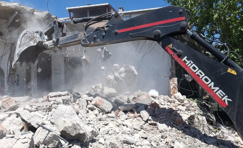 Ergene'de Metruk Binalar Yıkılıyor - 2