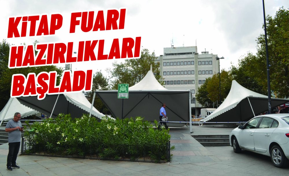 Kitap Fuarı Hazırlıkları Başladı