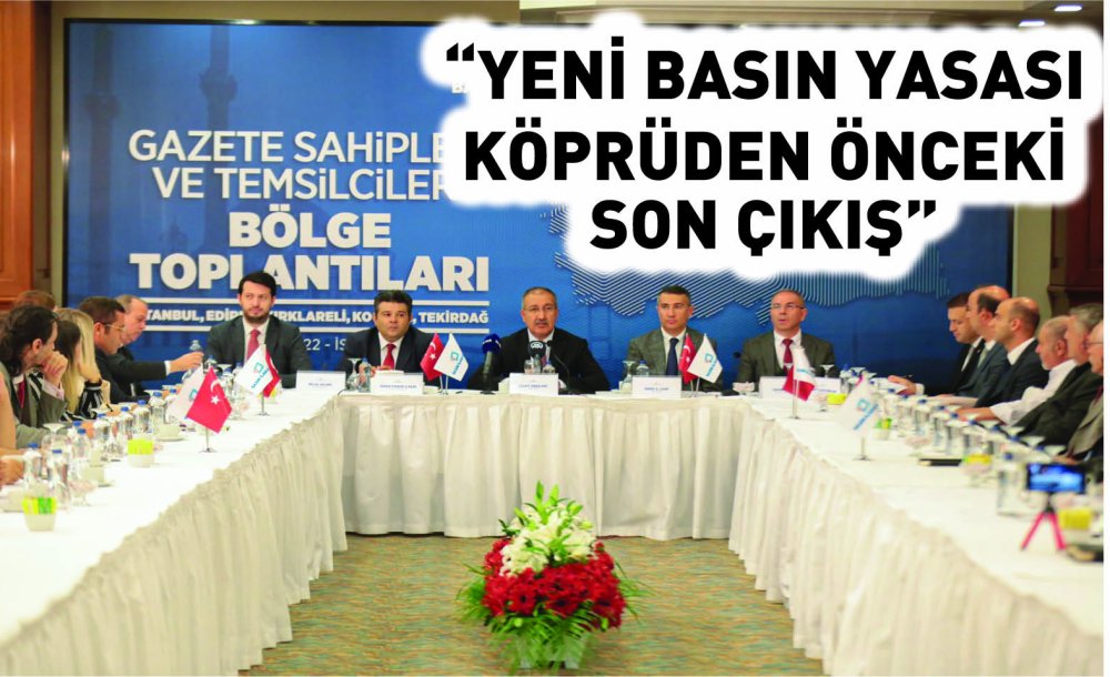 Bik Genel Müdürü Cavit Erkılınç: “Yeni Basın Yasası Köprüden Önceki Son Çıkış”