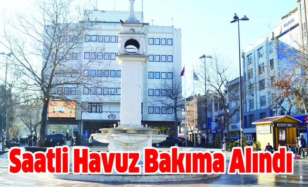 Saatli Havuz Bakıma Alındı