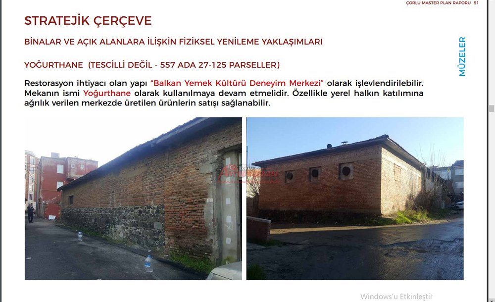 Tarihi Yoğurthane Çorlu'ya Kazandırılsın! - 5
