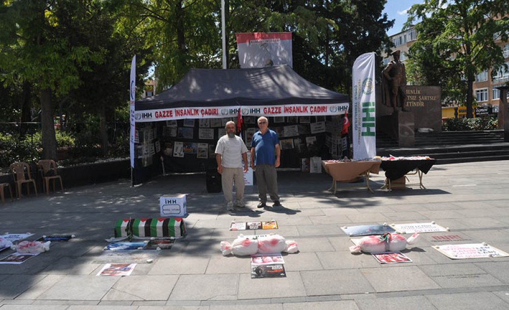 Gazze İnsanlık Çadırı Açıldı